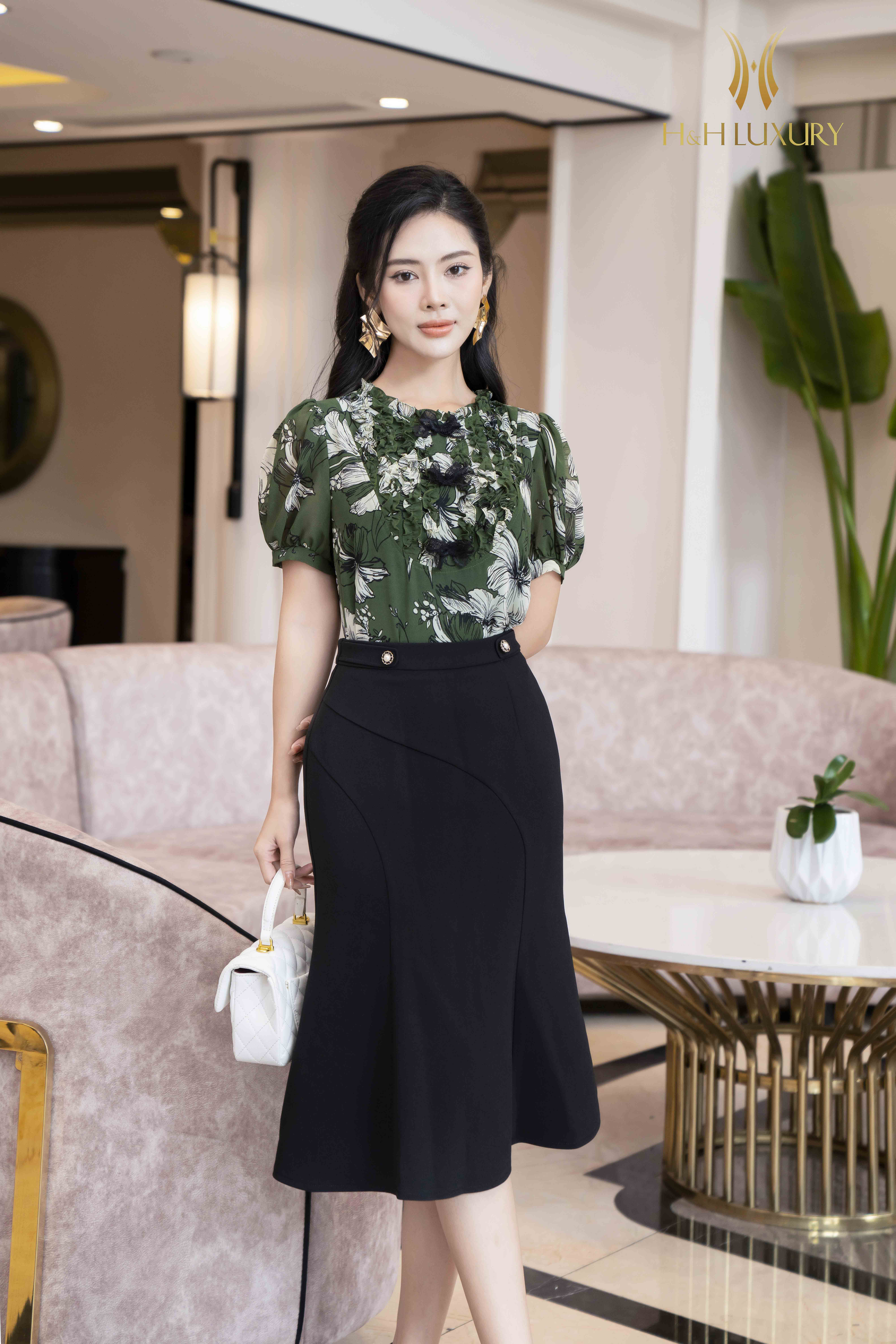 Mẫu Đồng Phục chân váy công sở đẹp thời trang nhất 2018
