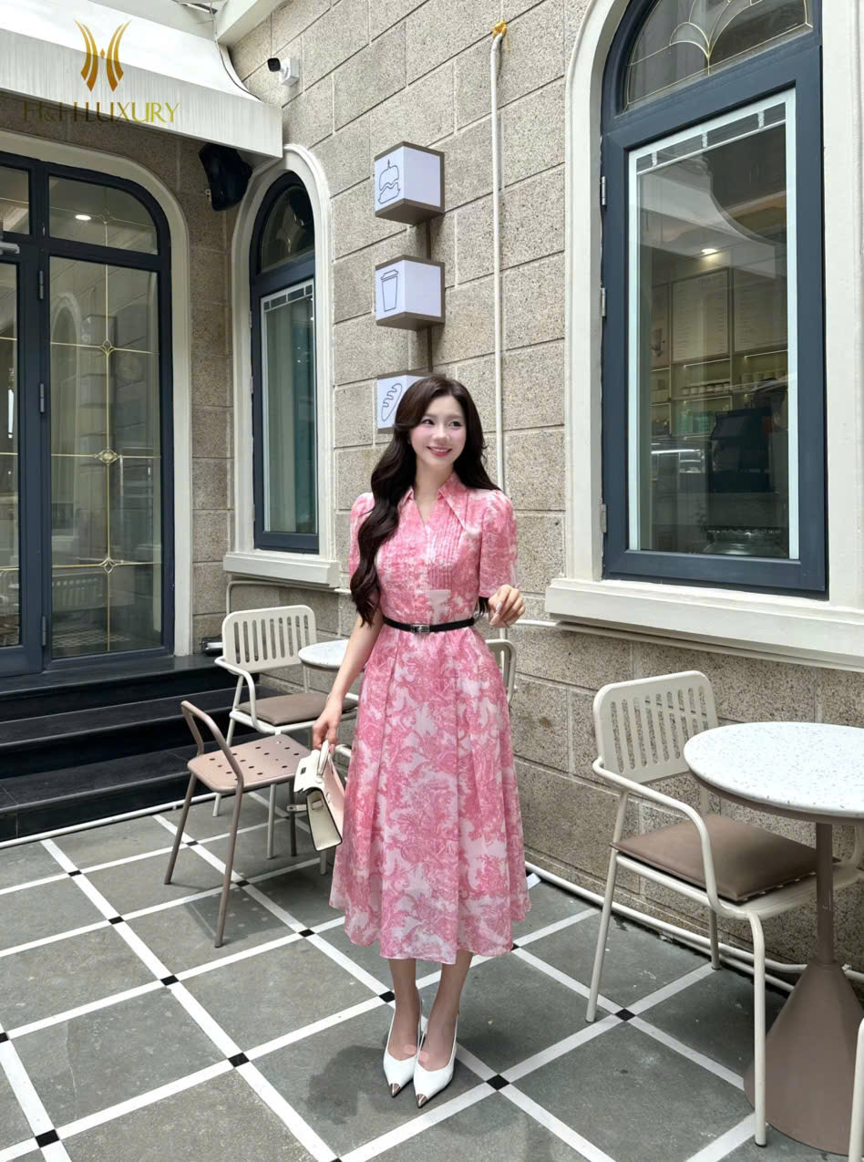 ĐẦM TƠ HỒNG CAO CẤP CỔ ĐỨC XẾP LY THÂN