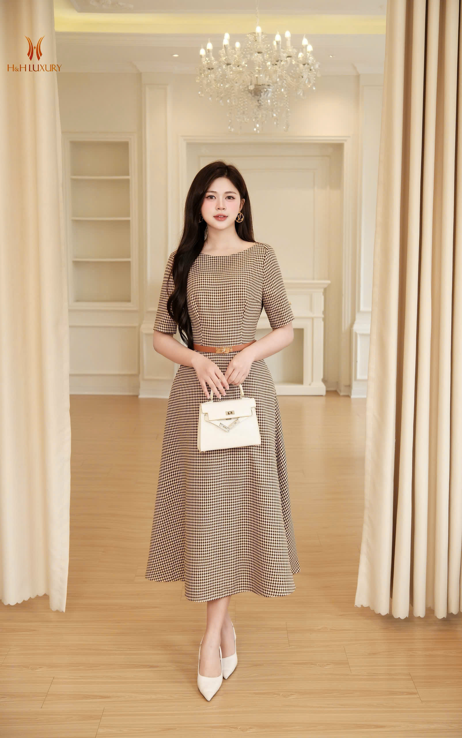 ĐẦM XÒE NÂU TÂY HỌA TIẾT