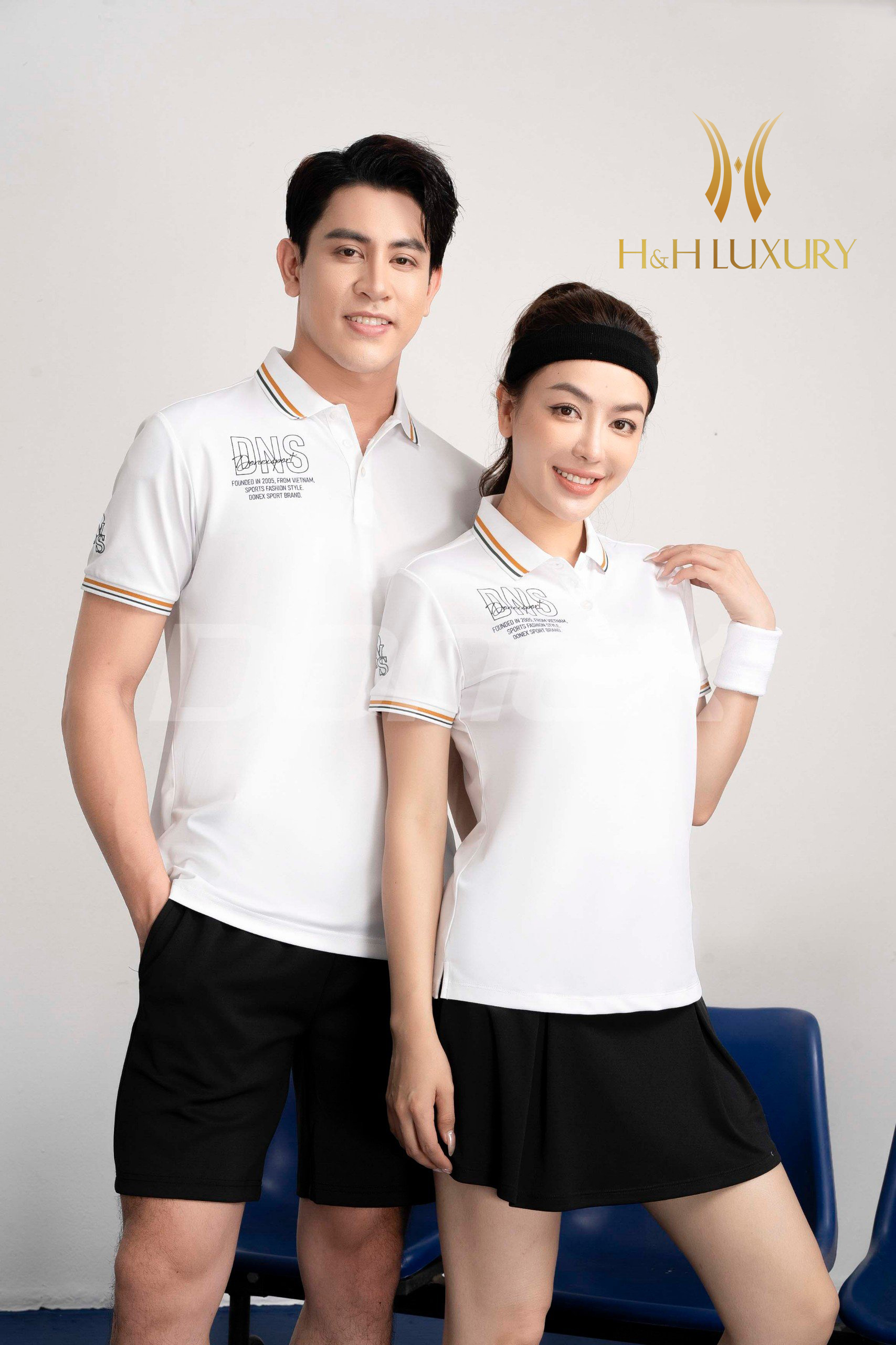 ÁO THỂ THAO NAM TRẮNG PHỐI XANH RÊU