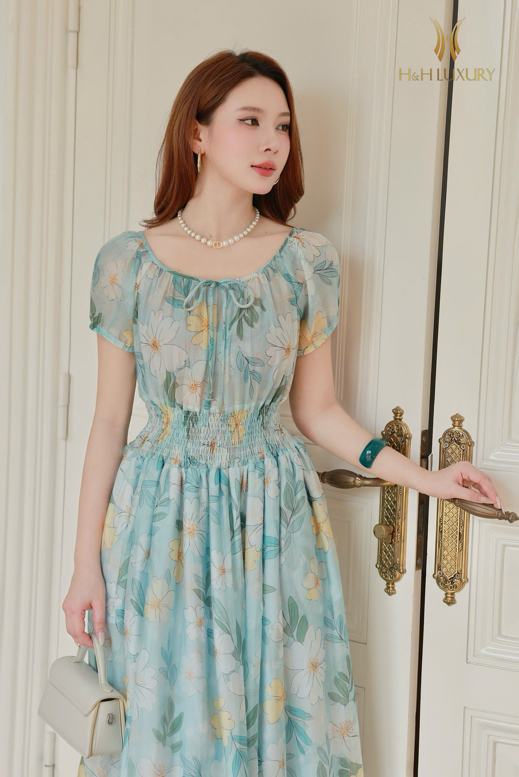 ĐẦM TẰM XÒE XANH NGỌC CHUN EO