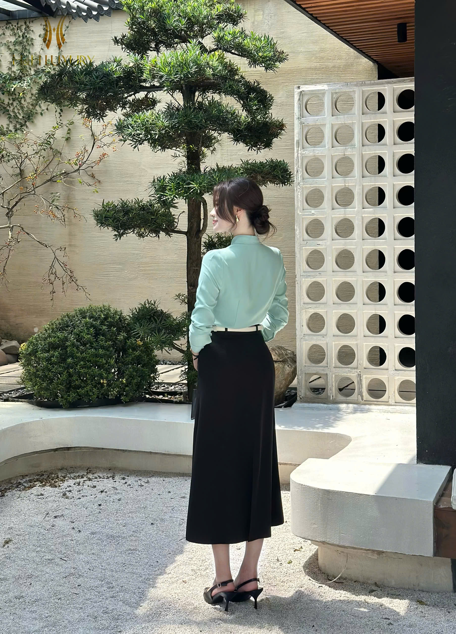 CHÂN JUP ĐEN ĐUÔI CÁ XẾP LY