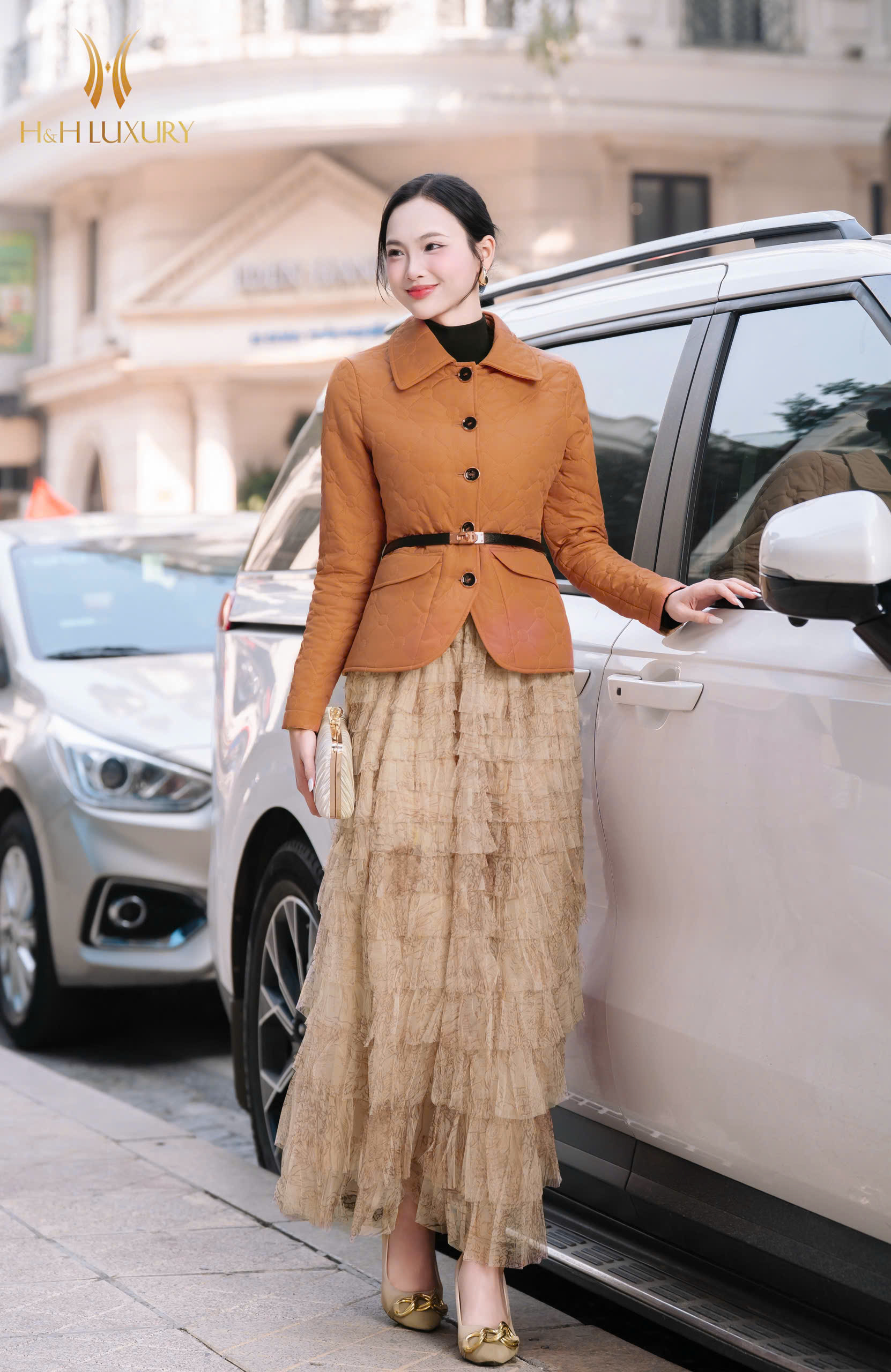 ÁO PHAO CAM ĐẤT SIÊU NHẸ CÚC ĐỒNG