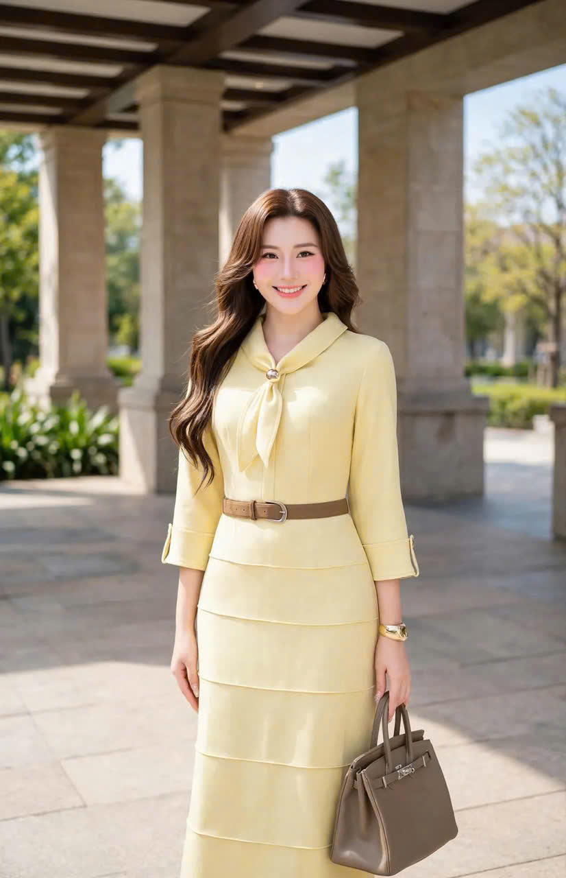 ĐẦM VÀNG ÔM A CỔ NƠ MÍ THÂN