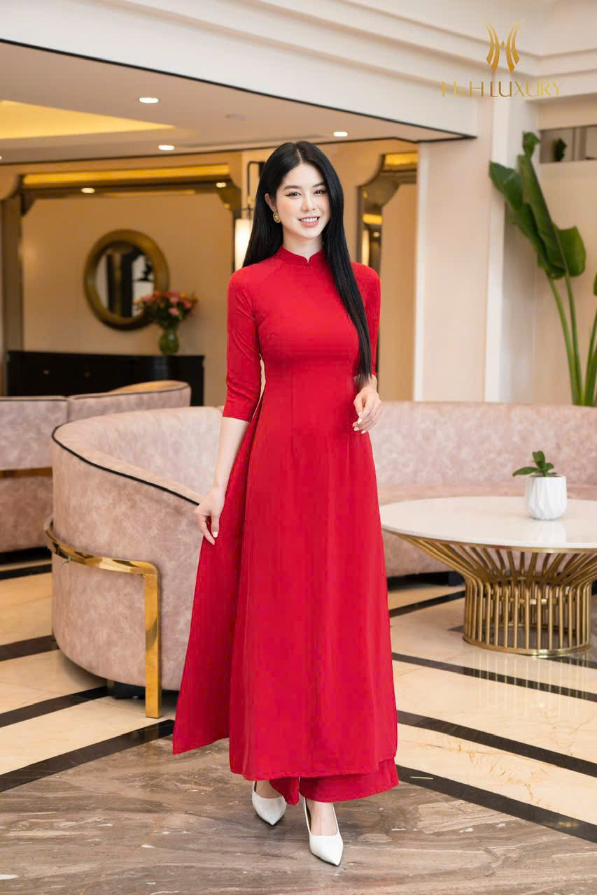 ÁO DÀI LỤA MĨ