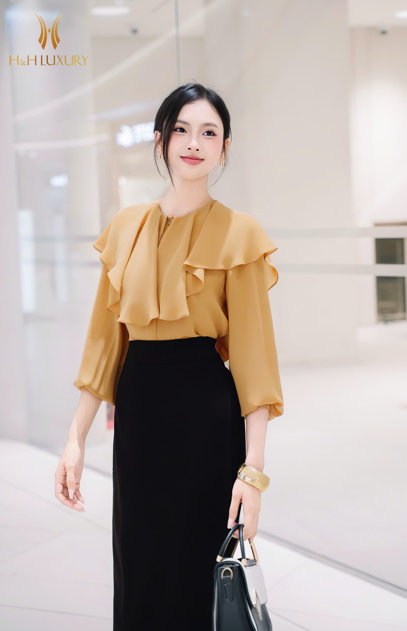 ÁO SƠ MI NÂU TÂY BÈO NGỰC