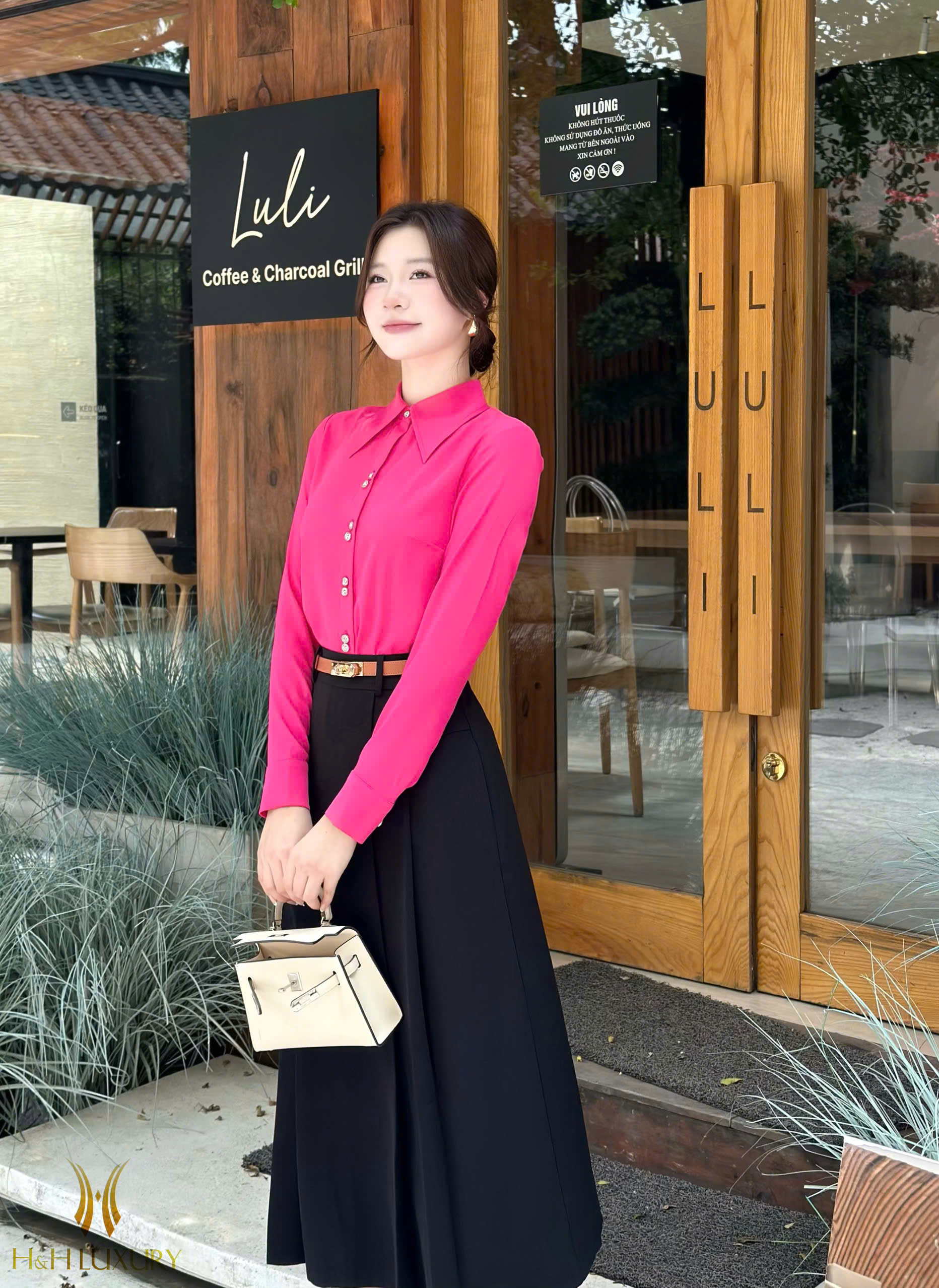 CHÂN JUP XÒE XẾP LY 2 TÚI SƯỜN