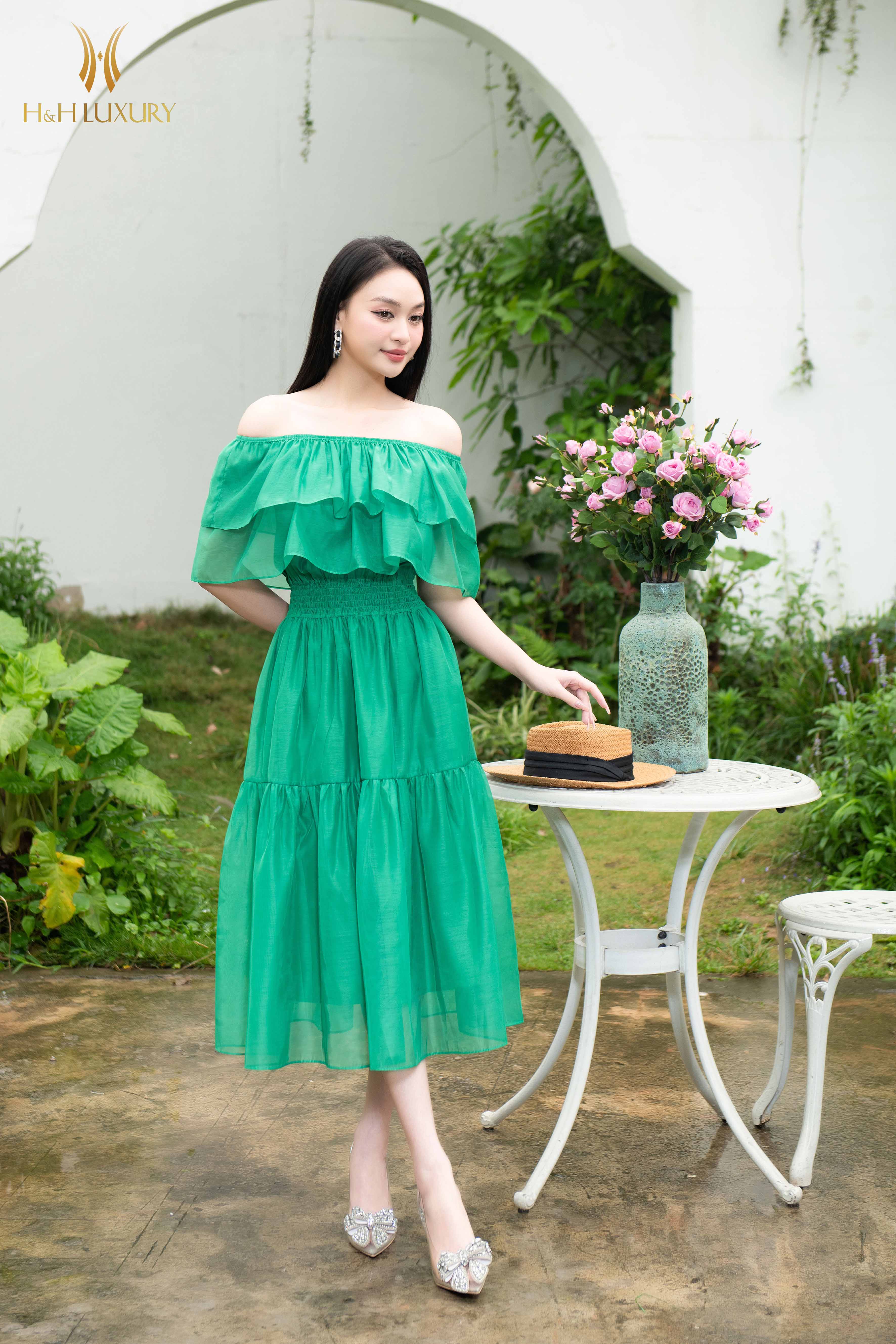 Váy đầm maxi đi biển dạo phố dáng suông sát nách 3 màu hồng xanh lá xanh  coban  V09  Shopee Việt Nam