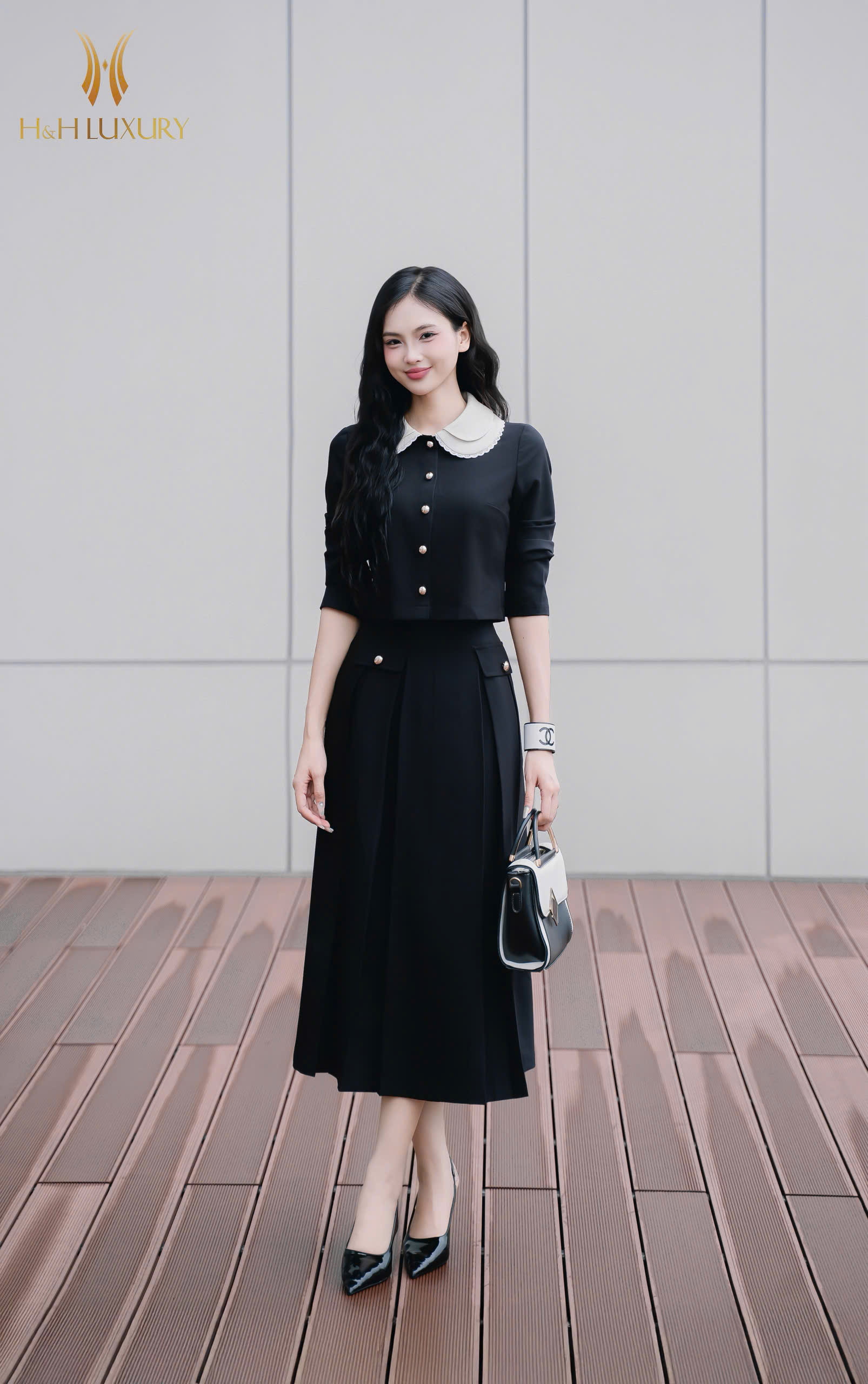 ÁO KÍ GIẢ PHỐI CỔ VIỀN REN