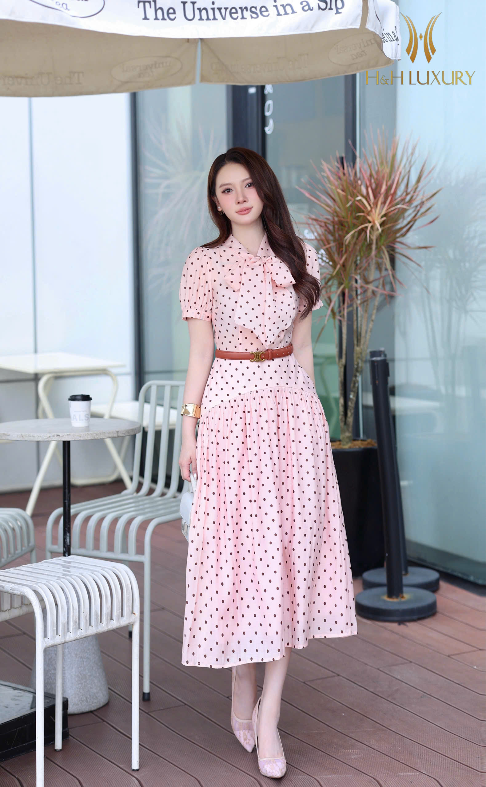 ĐẦM HỒNG BI NÂU TÂY NƠ CỔ