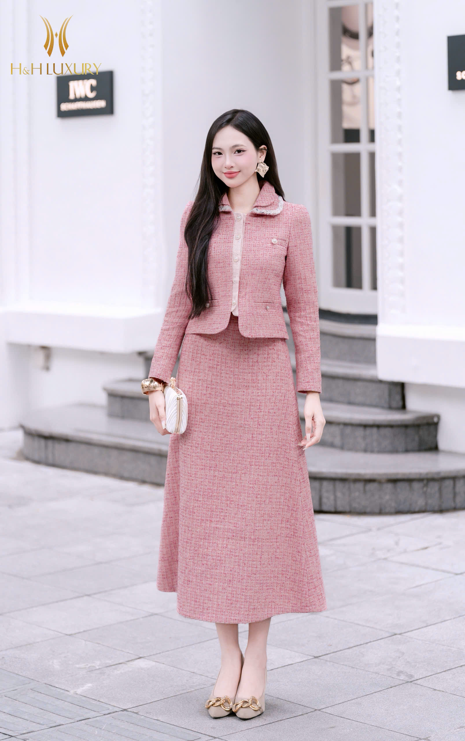 CHÂN VÁY DẠ TWEED