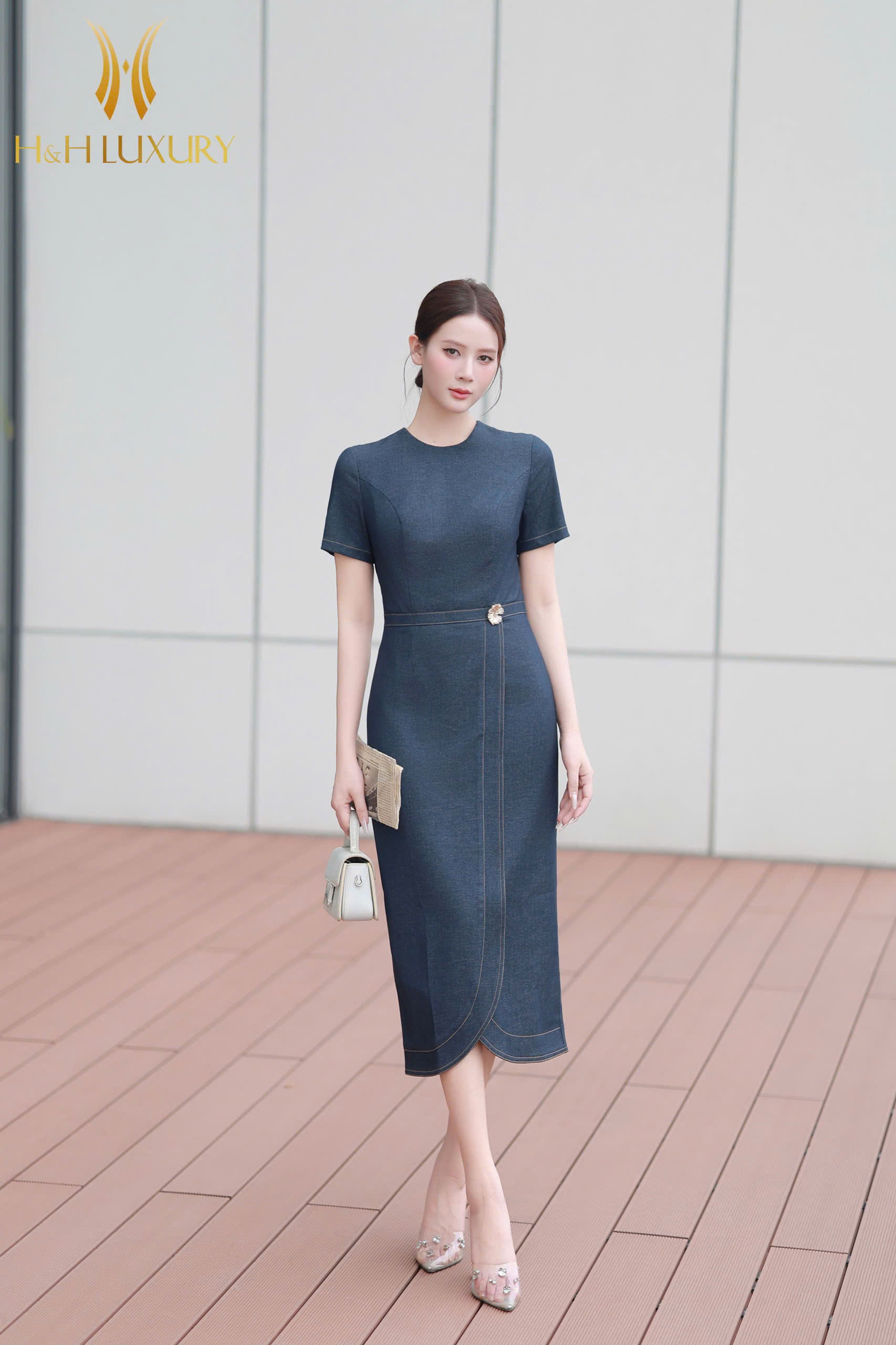 ĐẦM BÚT CHÌ JEAN SUÔNG ĐÍNH CHARM