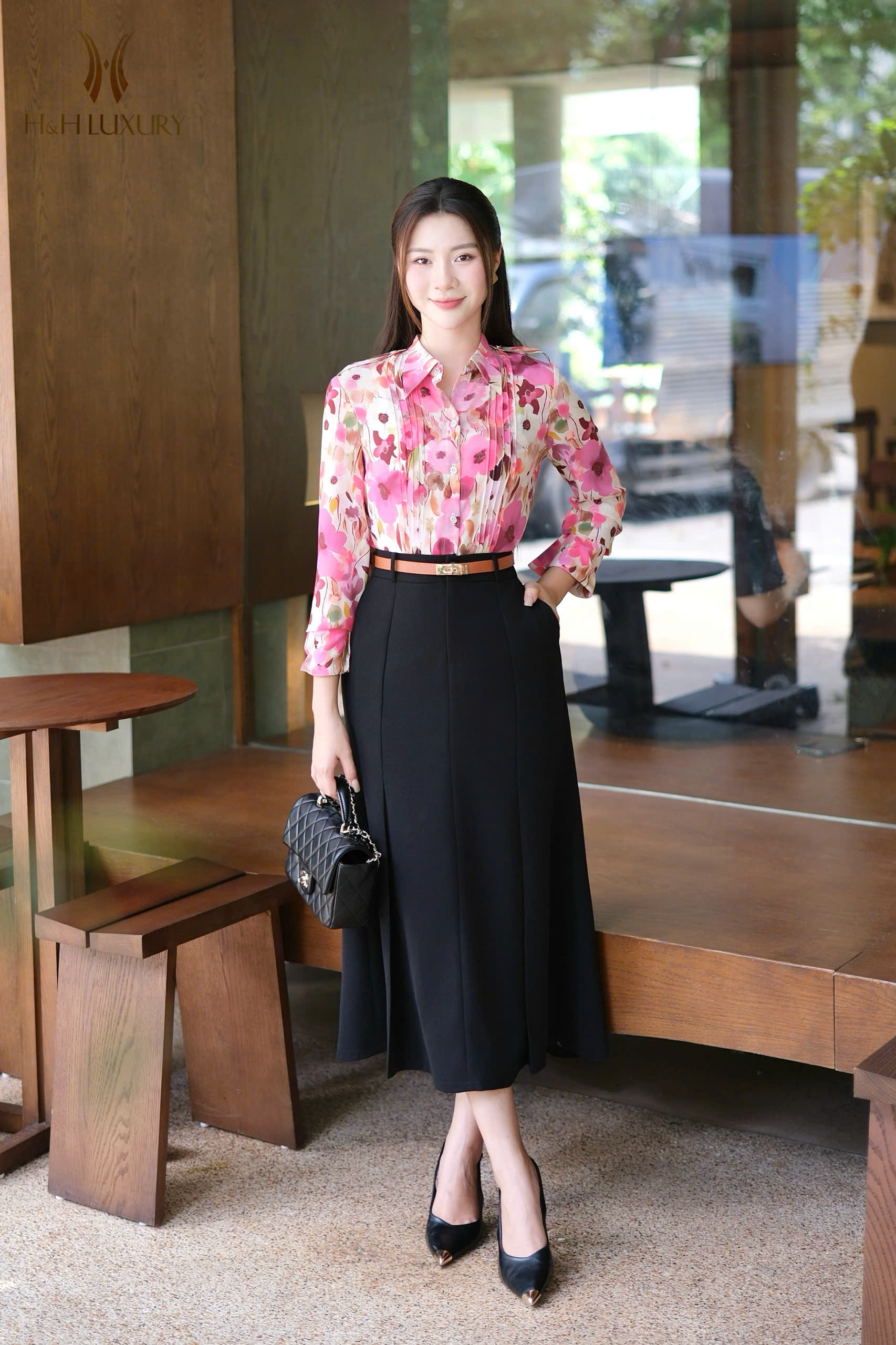 CHÂN VÁY ÔM A XẾP LY DÁNG DÀI