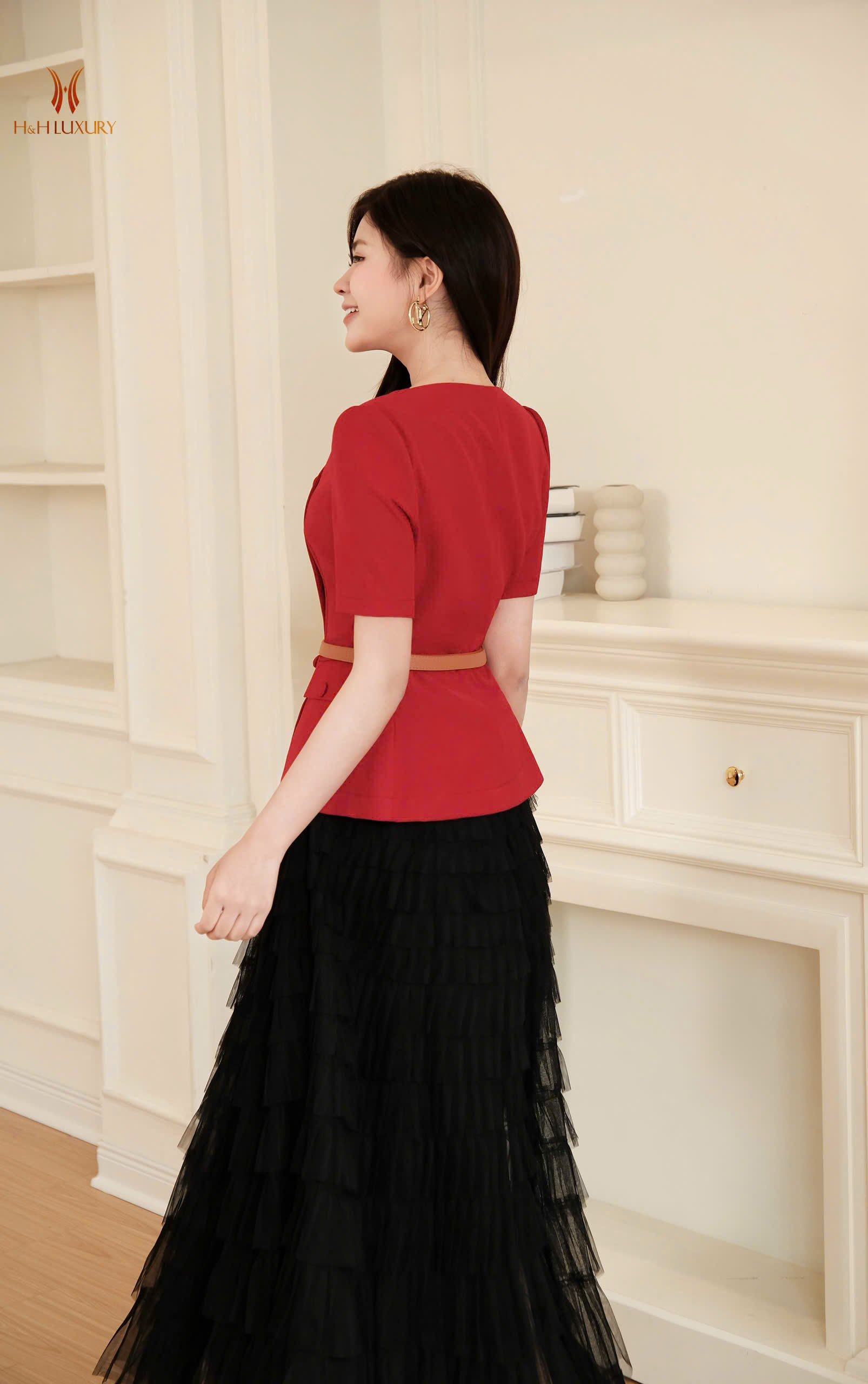 ÁO KÍ GIẢ ĐỎ CÚC BỌC