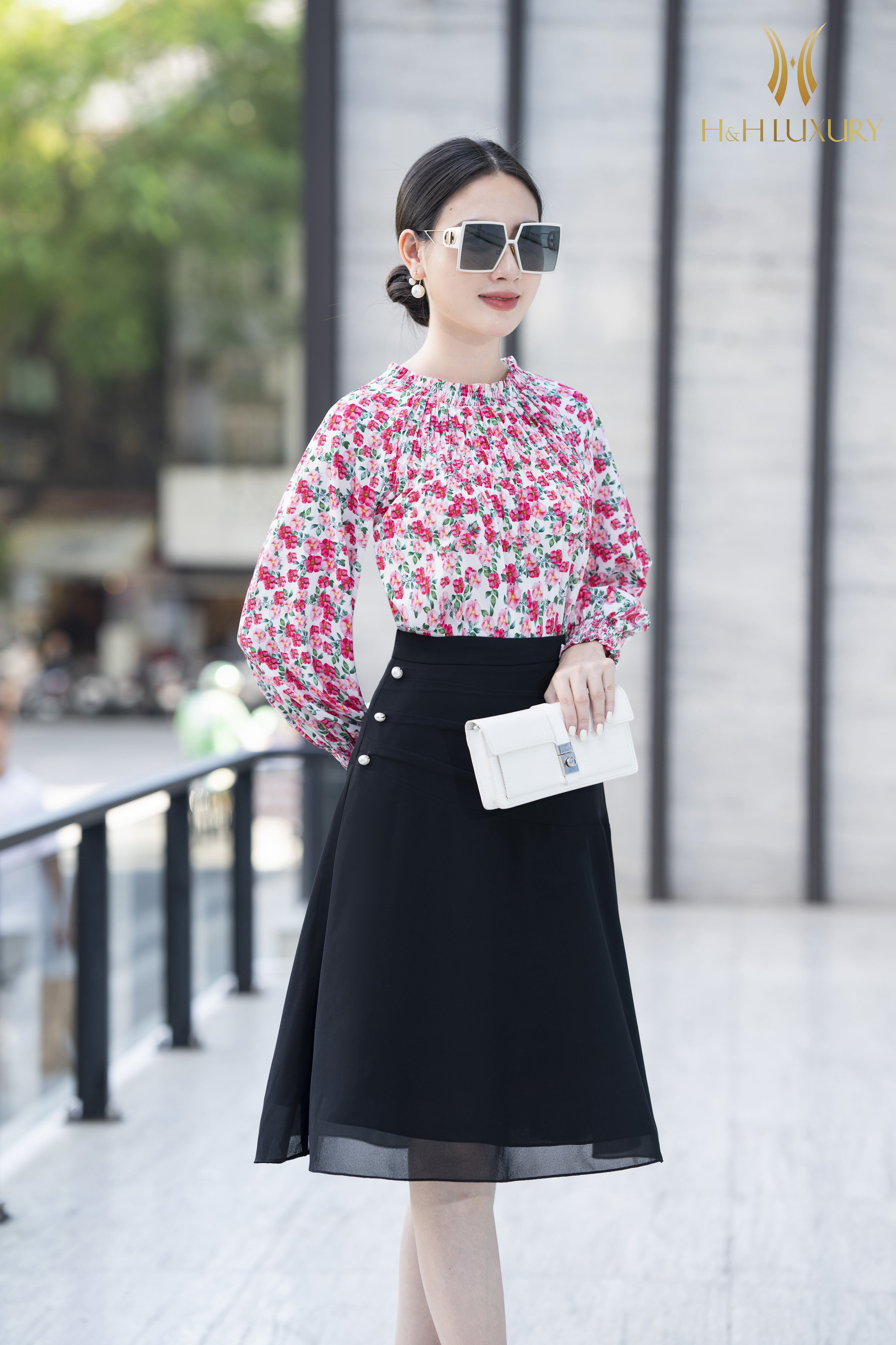 Chân váy ngắn chữ A màu đen  DKMV Skirt Loli  Black DKMV  Local Brand  Việt Nam