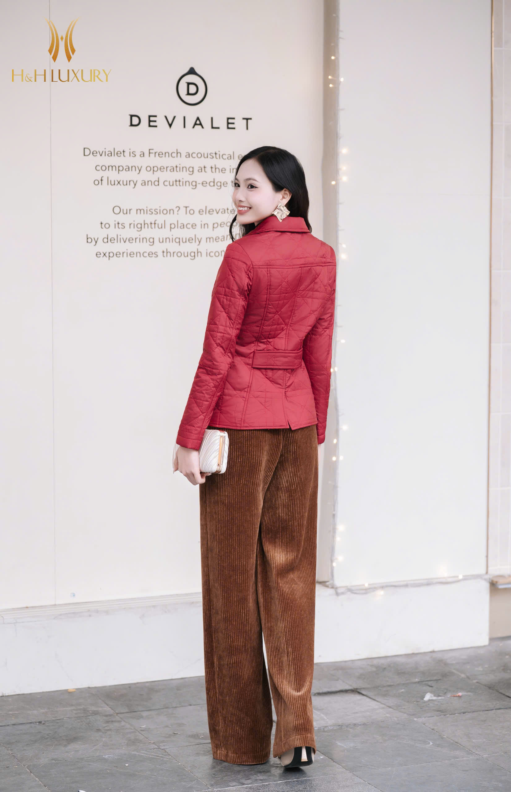 ÁO PHAO ĐỎ DÁNG DÀI 2 TÚI